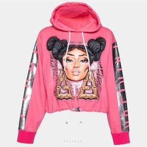Fendi Pink Graphic Hoodie